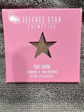 Jeffree Star Pink-Packaging Yak Farm Brown Eyeshadow
